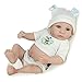 Kaydora Reborn Baby Doll Boy Handmade Newborn Baby Washable Vinyl Full Body, 10 Inch Boy Doll，Perfect Size for Ages 2-5