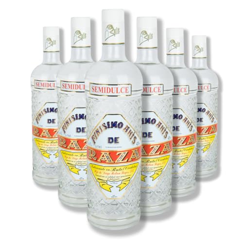 Pack de 6 Botellas de 1L de Anís Semidulce 42º