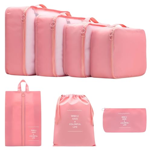 Tips for a Fun and Safe Family Vacation with Kids 49 Gowloz Nylon Travel Organizer Pouch Packing 7 Cubes Set (Pink) โ ...