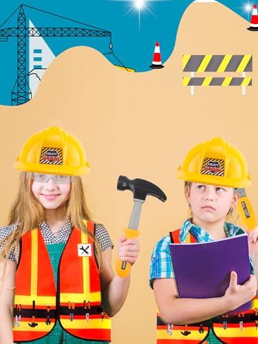 Set disfraz niño trabajador construcción 5 piezas miniatura 4