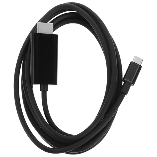 ANDRESLAD Type-c to High-Definition Video Cable 1.8m USB C to Tv Screen Mirror Cord Compatible with Phone Laptop Vga Connection Adapter for Video Transmission
