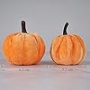 Diahom Pumpkin Decor 12pcs Artificial Fake Faux Velvet Foam Fabric Pumpkins Decoration for Fall Home Farmhouse Harvest Thanksgiving Decorative #3