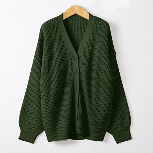Suéter grande de punto premium diseño chic y elegant con botones para mujer sofisticada 5