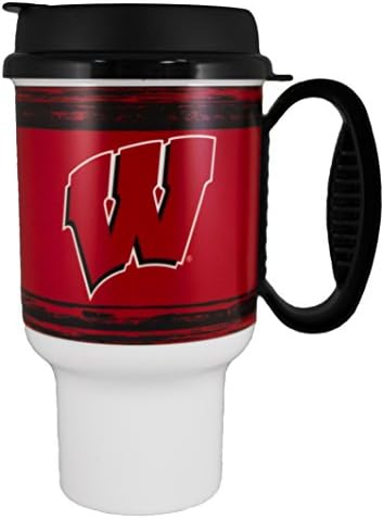 Whirley Drink Works NCAA Wisconsin Badgers 20oz Travel Mug