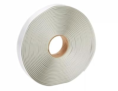 Fugedox Butyl Seal Tape, Double Sided Leak Proof Waterproof Butyl Sealant Tape - 1/8" x 3/4" x 33' Repair Tape for RV, Trailer, Motorhome, Window, Vent Sealing, and Roof Patching