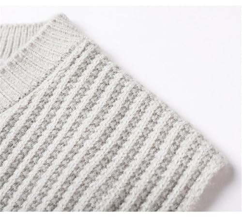 Men Solid Simple All-Match V-Neck Retro Soft Knitted Sleeveless Sweaters Sport Vest3