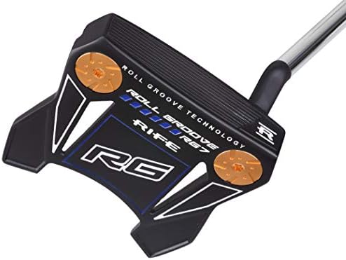 Rife Golf Roll Groove Technology Series Right Handed RG7 Full Exotic Mallet Putter Precision Milled Face Edge and Cavity Ensures an Ideal Weight Balance Perfect for Lining Up Your Putts (Right, 35)