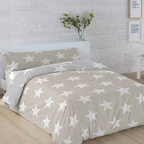 Sedalinne - Funda nórdica Reversible North. Cama 105 cm. Arena