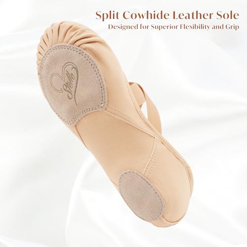 Image of Stelle Ballet Shoes Women Highly Stretch Canvas Dance Slippers Ballet Flats