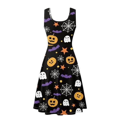 Image of TOADDITDO Womens Summer Sleeveless Tank Dress with 2 Side Pockets XS-4XL Plus Size