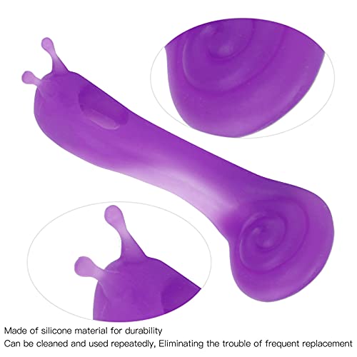 Fydun Violin Bow Holder, Grip Partner Teaching Aids String Holder, Stand, Accessories Snail Shaped for Beginners Aid Accessory and Enthusiasts (Purple) - Thumbnail 3