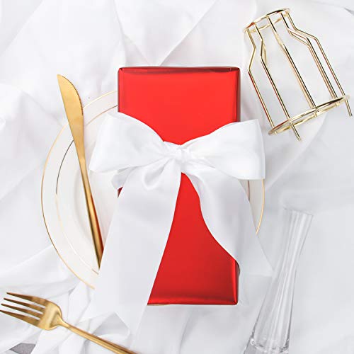 Image of RUSPEPA Gift Wrapping Paper Roll - 81.5 Sq Ft Matte Red for Wedding,Birthday, Shower, Congrats, and Holiday Gifts-30Inch X 32.8Feet
