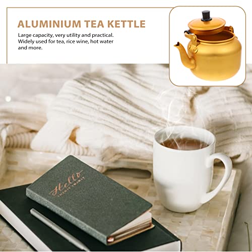 Stainless Hot Water Kettle Steel Tea Kettle Stovetop Teapot With Infuser Whistling Tea Kettles Gooseneck Pour Over Coffee Pot For Fast Water Heating Pour Over Coffee Kettle 1L Water Heater Kettle #TOP6