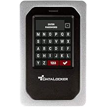 DataLocker DL4 FE 2 TB Password Protected Hardware Encrypted HDD, Easy Screen Guided Use, AES 256, IP64 Dust, TAA Compliant Trusted Supply Chain, OS Independent, USB-C/USB-A