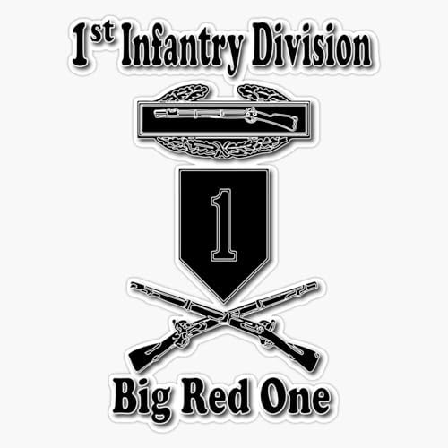 Amazon.com: LAD Studio 1st Infantry Division- Big Red One Window Bumper ...