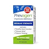 Prevagen Improves Memory Regular Strength 10mg, 30 Capsules with Apoaequorin & Vitamin D | Brain Supplement for Better Brain Health, Supports Healthy Brain Function