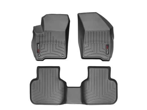 2014 dodge journey weather tech - WeatherTech Custom Fit FloorLiner for Dodge Journey - 1st & 2nd Row (Black)