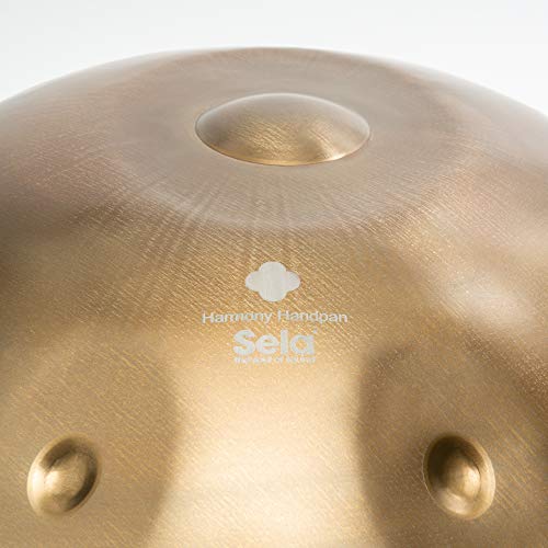 sela Harmony Handpan F Sharp Romanian Hijaz Stainless Steel con bolsa (F#3, D4, F4, F#4, G#4, A4, C5, C#5) Efecto de percusión (SE203) miniatura 6