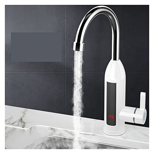 瞬間湯沸かし器、 給湯器 瞬間湯沸かし器 タンクレス瞬間式 蛇口 タップ キッチン 給湯 クレーン LED デジタル(Slt106)