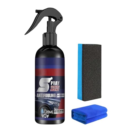 Agent de revêtement de véhicule | 120 ml polonais extérieur Spray Coating Agent – Restaurateur de carrosserie – Détachant de peinture pour berline