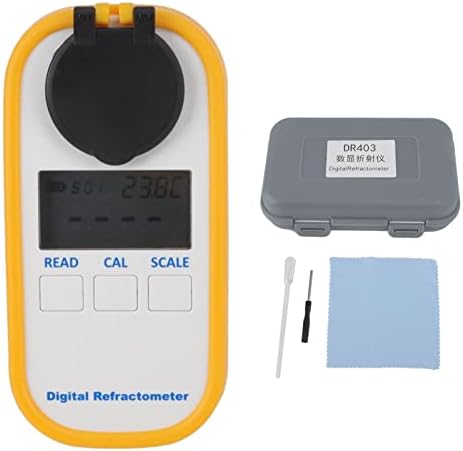 Pssopp 0‑80% Alcohol Tester, Digital Smart Brix Refractometer Home Making Wine and Brewing Beer Display for Easy Reading