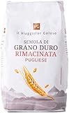 farina 180 w Il Viaggiator Goloso, Semola di grano duro rimacinata, 1 kg