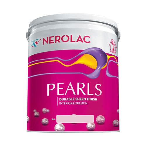 Nerolac 1 Liter Interior Pearls Emulsion Wall Paint for Living Room