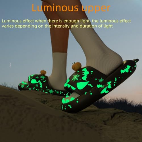 Christmas Shark Slides Halloween Shark Slides，3D Cartoon Non-slip thick-soled Shark Slippers, Luminous Shark Slippers For Men And Women2