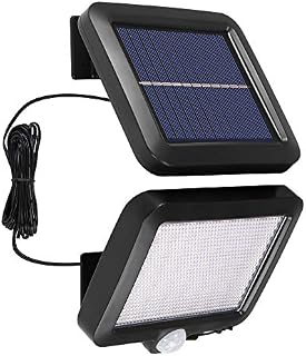 AOZBZ Solar Power Wall Light, Outdoor Motion Sensor Light 56 LEDs Securtiy Night