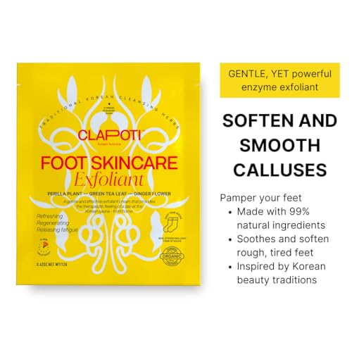Organic Cleansing & Moisturizing Foot Masks - Exfoliate & Hydrate - Certified Organic Green Tea to Keep Feet Clean - Shea Butter to Deeply Moisturize the Skin - Made in Korea - 6 Pack - Image 3
