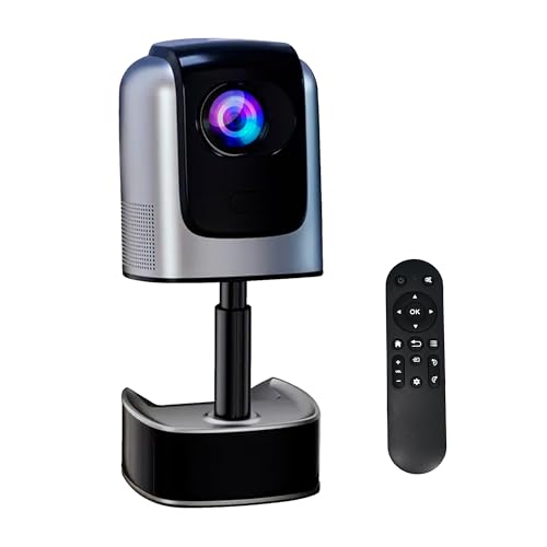 Proyector 4K, Seelumen S600, Proyector Cine en casa con Android, 10.000 Lúmenes, 250 ANSI, Auto Keystone, Keystone 4D, WiFi 5G, Incluye tripode Ajustable en Altura, HDMI, AV, Audio 3.5, AndroidTV