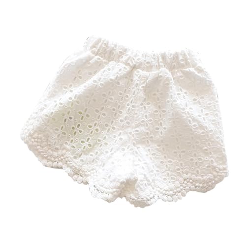 Pantalones cortos de verano con delicado bordado de encaje fino