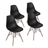 Hohe Stabilität - Alle Teile wurde verbessert, Holzbeine mit Bodenstopper verlängert die laufzeit und schutzt Ihrem Boden vor Kratzer.