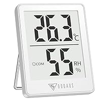 DOQAUS Hygrometer Thermometer Innen Luftfeuchtigkeitsmesser Digital Raumthermometer mit 5s Fast Refresh Temperatur Luftfeuchtigkeit Monitor für Schlafzimmer, Babyzimmer, Keller, Gewächshaus, Büro