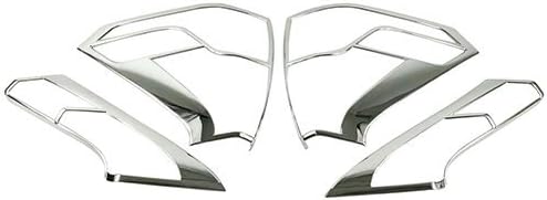 TOFITT ABS Chrome Car Exterior Tail Light Rear Lamp Light Cover Trim for Honda CR-V CRV 2012 2013 2014 2015 4Pcs