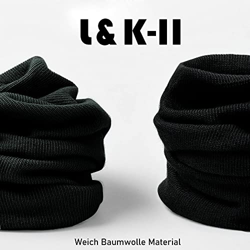 L&K-II 92201VA Skarpetki do sneakersów, krótkie, damskie/męskie, stopki, oddychająca bawełna, czarne/białe/szare, 12/24 pary, 43-46 EU