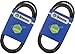 2 Pack Stens 265-963 OEM Replacement Belt Fits Simplicity 1670835SM