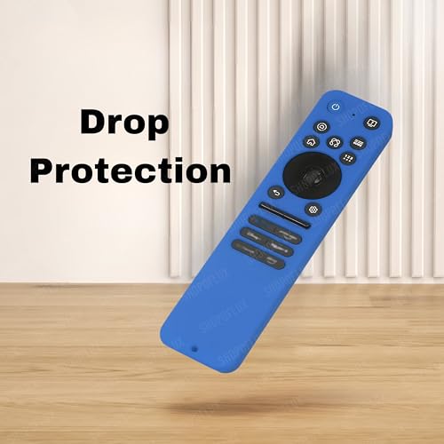 Image of Silicone Tv Remote Cover Compatible with LG Smart TV Remote LG MR25GA Full Wrap Protective Case with Lanyard [Remote NOT Included] (Blue)