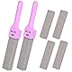 6 Stück Bimsstein Toilettenreiniger mit Griff Pumice Stone Toilet Cleaner Bimsstein Toilette für Toiletten, Schwimmbäder, Badezimmer, Küchen