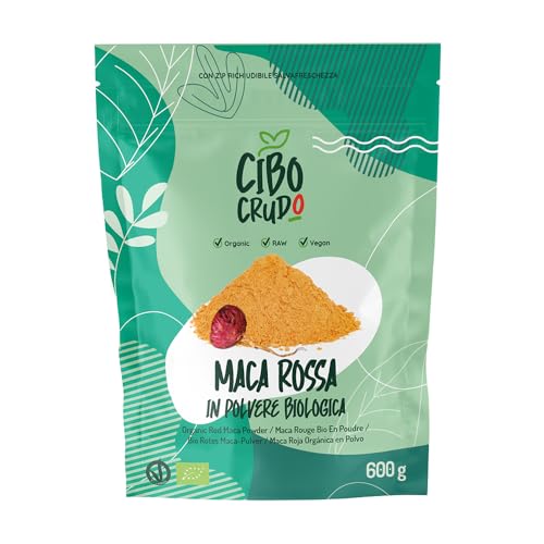 Maca Negra Andina en Polvo Ecológica - 600g. Maca Andina Pura y Cruda de la Raíz de Maca por Coffe o Infusion. Fuente de Antioxidantes Vitamina C Hierro Calcio y Potasio.