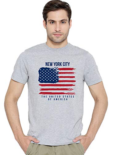 Image of ADRO 100% Cotton Lycra Tshirts for Men Combo Pack of 3 | Regular Fit | Printed T Shirt | Round Neck Half Sleeve| Mens Tshirts