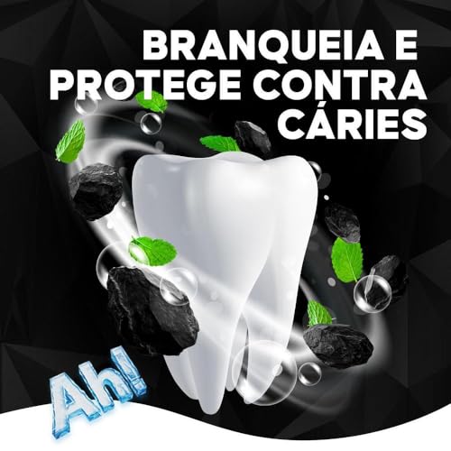 Creme Dental Sorriso Carvão Ativado 4 unidades de 90g