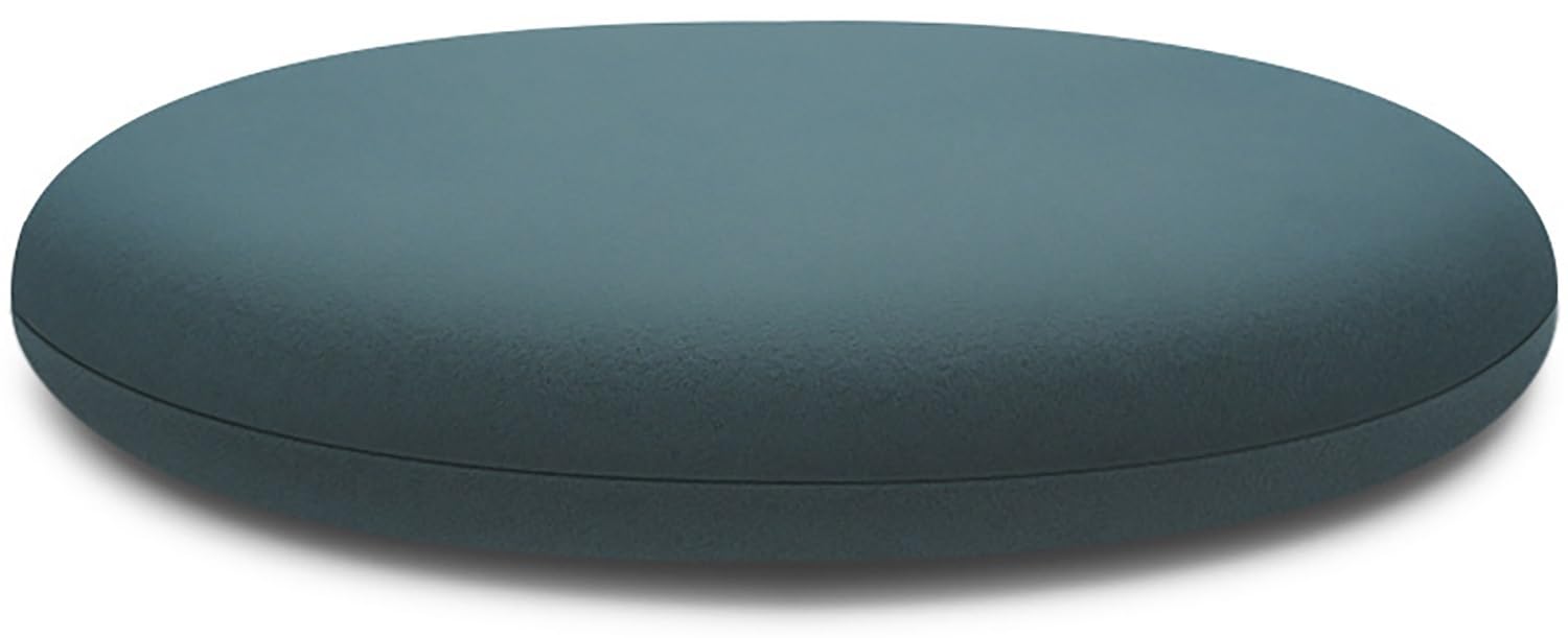 Moismk Blue Round Chair Cushion 40/35/45Cm Seat Cushion Memory Foam Anti-Slip Soft Round Stool Cushion Chair Pad(,Diameter: 35Cm)