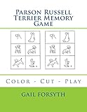 Parson Russell Terrier Memory Game: Color - Cut - Play