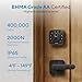 ULTRALOQ Bolt Fingerprint WiFi Smart Lock, Works with Apple Home, Siri, Alexa, Keyless Entry with Fingerprint ID, App Remote Control, Keypad Deadbolt, BHMA Cert., Easy Install, IP65, Black