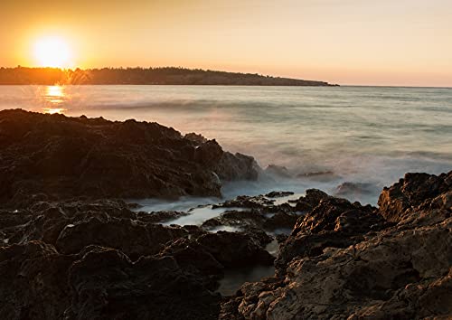 Preisvergleich Produktbild hansepuzzle 38323 - Sonnenuntergang Puzzle 260 Teile / Reisen Puzzle mit hochwertiger Puzzle Aufbewahrung: Kartonbox und wiederverschließbarem Beutel / Puzzle-Maße: 41 x 28,7 cm