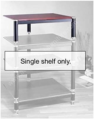 BL304GC-02 3 Gold Capspike Black Poles 1 Cherry Shelf 7 in. High Additional Shelf
