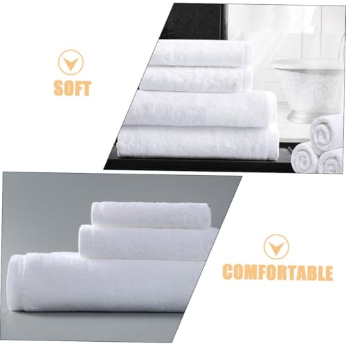 Ensembles de serviettes de bain en coton absorbant grand format Gatuida - 4