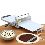 Laminadora de Masa Plegable Comercial, Amasadora Manual, Laminadora de Masa Comercial, Rodillo Repostería Acero Inoxidable con Grosor Ajustable, para Croissants,Hojaldre,Tartaletas de Huevo B