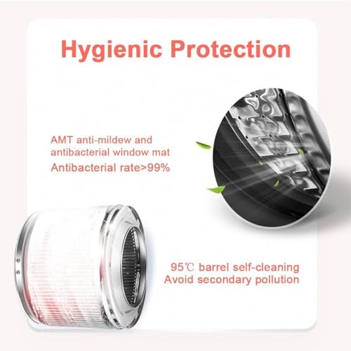 Seitliche Ansicht der XDLYWUZIQ Mini-Waschmaschine - Detailansicht von 3kg Frontlader Mini-Waschmaschine Test – Dealfoxx.de